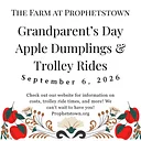 Grandparent’s Day, Apple Dumplings, and Trolley Rides