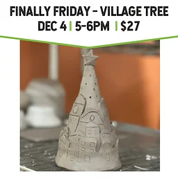 Finally Friday: Village Christmas Tree