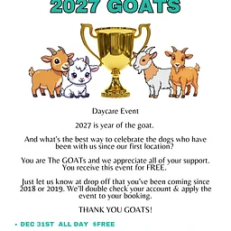 2027 GOATS @ daycare