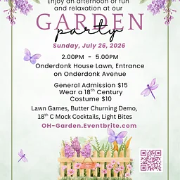 Garden Party at the Onderdonk House