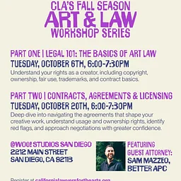Clas Fall Season Art Law Workshop Series