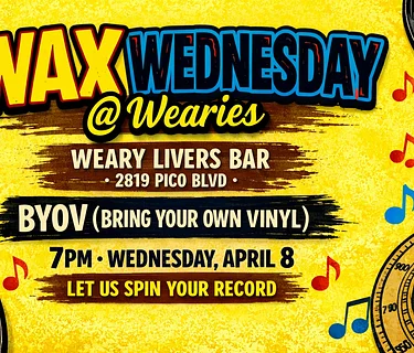 Wax Wednesdays Vinyl Nights @ Wearies