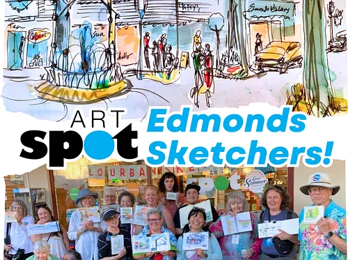 Edmonds Sketchers! Meet Up: Edmonds Boat Lift & Marina Beach