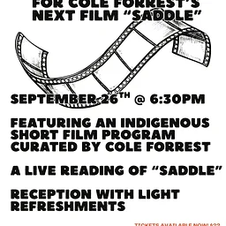 SADDLE: A Live Fundraiser for Cole Forrest’s Upcoming Film