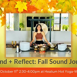Ground + Reflect: Fall Sound Journey w/ Parisa