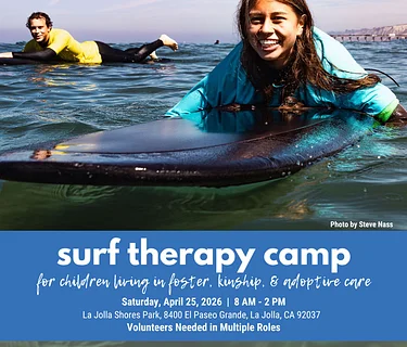 Surf Therapy Camp at La Jolla Shores – April 25, 2026