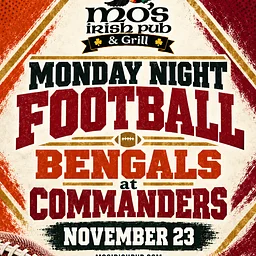 Monday Night Football: Bengals at Commanders