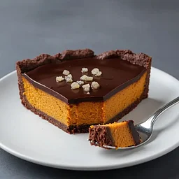 Pumpkin & Chocolate Ganache Tart
