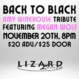 Back to Black Amy Winehouse Tribute