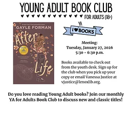 YA Book Club for ADULTS