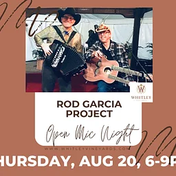Open Mic w/Rod Garcia Project!