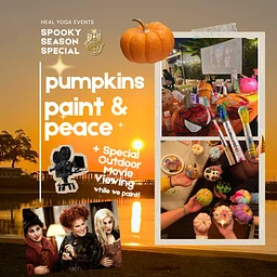pumpkins, paint & peace