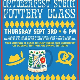 Pottery Oktoberfest Stein Making Class
