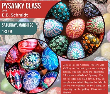 Pysanky Class with E.B. Schmidt
