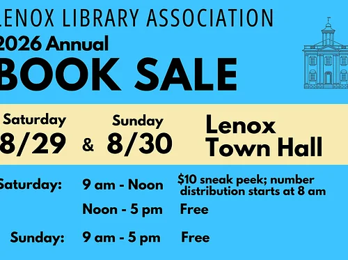 Lenox Library Association’s Annual Book Sale