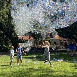 Bubbles Under the Banyans – Featuring Spheres Bubble Show with Blaise Ryndes