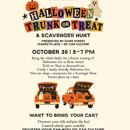 Halloween Trunk or Treat and Scavenger Hunt