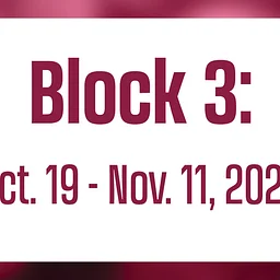 Block 3 Starts