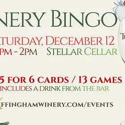 Winery Bingo December 12