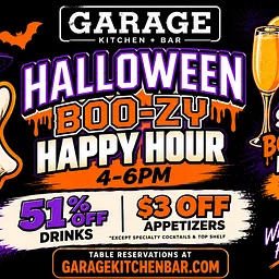 Halloween with BOO-zy Happy Hour & BOO-tomless Mimosas