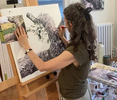 There's an Easier Way to Make Art: Tree-Painting Workshop with Betsy Jacks