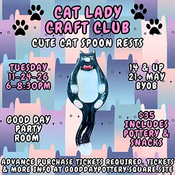 Cat Lady Craft Club - Cute Cat Spoon Rests