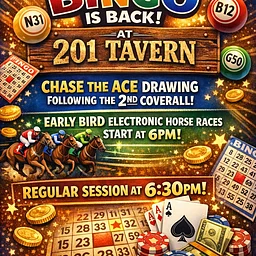 Tuesday Bingo and Chase the Ace