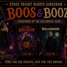 Stage Fright Nights: Summoning the Damned – Boos & Booze (Halloween Celebration Night)