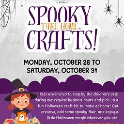 Spooky Take-Home Crafts!
