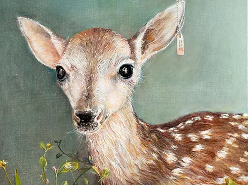 “Menagerie II,” paintings by David E Clark at Artists on Santa Fe Gallery