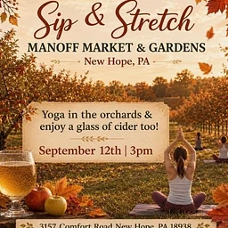 Sip & Stretch Yoga w/Jeni (please register)
