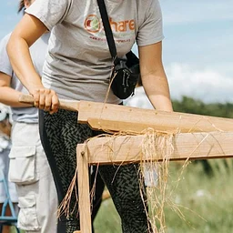 Flax Processing Demonstration - October