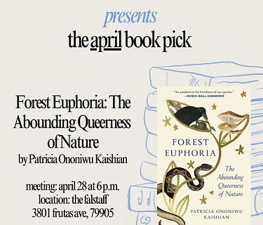 Borderlands Book Club presents Forest Euphoria: The Abounding Queerness of Nature