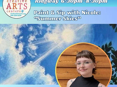 Paint and Sip with Nicole: Summer Skies