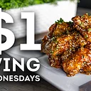 $1 Wing Wednesday