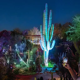 Jazz Music Night: Desert Oasis Garden After Dark