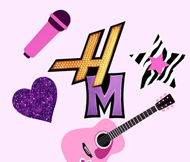 Hannah Montanna Heart Cake