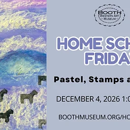 Homeschool Friday : Pastel, Stamps and Paint