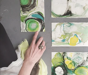 Ebru – Paper Marbling Class