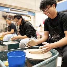 Member Moments: Get Muddy with Intro to Wheel Throwing