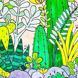 Art & Sip: Colorful Cacti