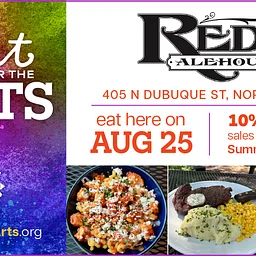 Eat for the Arts at Red’s Ale House