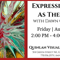 Paint Pour Expressive Art as Therapy (August) – Quinlan Visual Arts Center