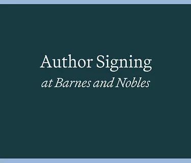 Author Signing at Barnes & Noble