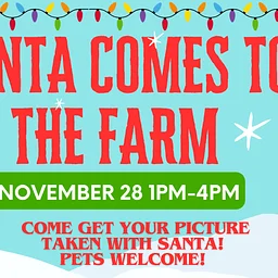 Santa comes to the farm