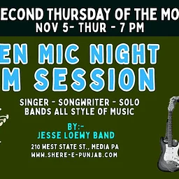 Open Mic Night / Jam Session ~ Jesse Loewy Band