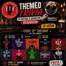 🎉 Trivia Night is EVERY Tuesday! 🎉