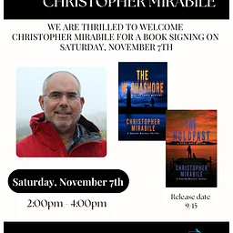 Book Signing with Christopher Mirabile, author of The Washashore & The Holdfast