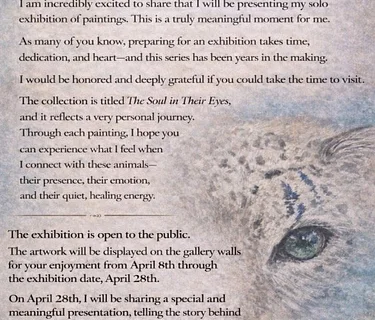 THE SOUL IN THEIR EYES by Cynthia George - A SPECIAL PRESENTATION