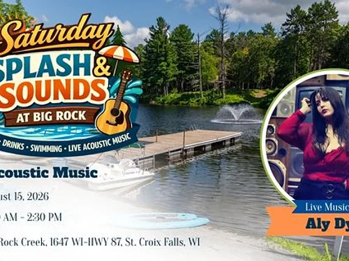 Saturday Splash and Sounds featuring Live Music by Aly Dyg